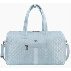 NEW OLIVER THOMAS 24 + 7 weekender duffle bag in sky blue